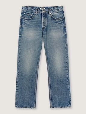 Sandro Men’s Washed Blue Straight Jeans 28